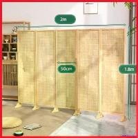 ราคา onerousshop คุณภาพรับประกันได้ ฉากกั้นห้อง Partition ฉากไม้ไผ่กั้นห้อง บานพับ กว้าง 2 x สูง 1.8 m ไม้ไผ่ดั้งเดิม (1730343761034513032)