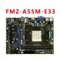 ราคา เมนบอร์ด MSI FM2-A55M-E33, AMD DDR3 APU แบบบูรณาการอย่างเต็มที่, เมนบอร์ด Quad Core, เข้ากันได้กับ FM2 A55M E33 A55 M, ใหม่ (1731932779416355911)