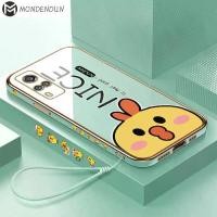 ราคา DHB003 (สายคล้องฟรี) เคส hp Vivo Y31 2021/vivo Y51 2020/vivo Y53S 4G/Y51A 2021 vivo53s4g ลายไก่การ์ตูนน่ารัก ขอบเหลี่ยม (1729611148850334654)