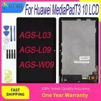 ราคา จอ LCD, Huawei MediaPad T3 10 AGS-L03 AGS-L09 AGS-W09 T3, ชุดดิจิตเตอร์หน้าจอสัมผัส, พร้อมกรอบ, Mediapad T3 10 (1730664780370250508)