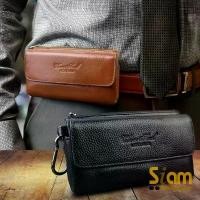 ราคา [หนังแท้] Cheer Soul ซองหนัง กระเป๋าหนัง คาดเอว ใส่มือถือ 5.2 - 6.7 นิ้ว สำหรับ มือถือ Samsung Huawei ซีโอดี (1732048993549517875)