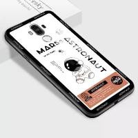 ราคา เคสกระจกนิรภัยสำหรับ HUAWEI Mate 9 Mate 9 Pro เคสป้องกันโทรศัพท์ ฝาหลังกันกระแทก นักบินอวกาศ (1729666799709031358)