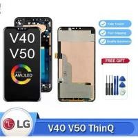 ราคา AMOLED ดั้งเดิม, หน้าจอ LCD, ขนาด 6.4 นิ้ว, เข้ากันได้กับ LG V50 ThinQ, V500, v500n, v500em, V450, Digitizer หน้าจอสัมผัส, เหมาะสำหรับ LG V40 ThinQ, เปลี่ยนหน้าจอ LCD (1731978020945430576)