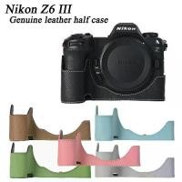 ราคา กระเป๋ากล้อง, หนังแท้, สำหรับกล้อง Nikon Z6 III, กระเป๋าครึ่งตัว, ปกกล้องหนังแท้, สำหรับ Nikon Z6 III (1731458532545955618)
