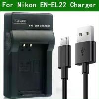 ราคา ที่ชาร์จ USB ขนาดเล็กกล้องดิจิตอล, EN-EL22 IN EL22, สำหรับ Nikon 1, S2, J4, 1 (1730946018831403673)