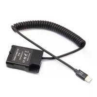 ราคา อะแดปเตอร์ไฟแบตเตอรี่ Dummy USB Type-C เป็น EN-EL14 สำหรับ Nikon D5300, D5400, D5500 (1731019687763675991)