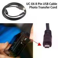 ราคา สาย Wdyshzo-USB ยาว 150 ซม. เชื่อมต่อง่าย การส่งสัญญาณที่เสถียร การถ่ายโอนความเร็วสูง UC-E6 กล้อง 8 พิน สายเคเบิลข้อมูล Mini USB สำหรับ Nikon (1729924314818579281)