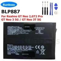 ราคา แบตเตอรี่แท้ BLP887 สำหรับ OPPO Realme GT Neo2/GT2 Pro/GT Neo3 5G/GT Neo 3T 5G/ blp887 ความจุ 2500mAh+ชุดไขควงถอดฟรี ซีโอดี (1732109054972298413)