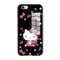 ราคา เคสกระจกนิรภัยสำหรับ OPPO A39 A57 2016 ลายแมวคิตตี้ เคสโทรศัพท์ป้องกัน ฝาหลังกันกระแทก (1729682472598277054)