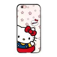 ราคา เคสโทรศัพท์แก้ว ฝาครอบป้องกัน กรอบเคสนิ่ม สำหรับ OPPO A59/F1S/A7/A12/A5S/Kitty Cat 05 (1731625634666220080)