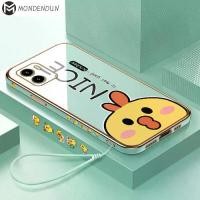 ราคา DHB003 เคสโทรศัพท์สำหรับ Vivo Y01 VIVO Y01 เคส (สายคล้องฟรี) ลายไก่การ์ตูนน่ารัก เคสโทรศัพท์ชุบ เคสโทรศัพท์แบบนิ่มชุบหรูหรา (1729611852906466238)