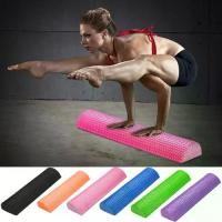 ราคา พร้อมส่งจากไทย HAINDI Exercise 30-45cm Gym Fitness Foam Roller Pilates Fitness Yoga Column EVA Foam Roller Roller Balance Pad Half Round Yoga Block Muscle Restoration (1732080854193243828)
