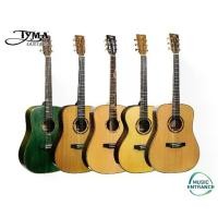 ราคา Tyma Acoustic Guitar Top Solid, All Solid กีตาร์โปร่ง ไทม่า ไม้แท้ (1729595602589354033)