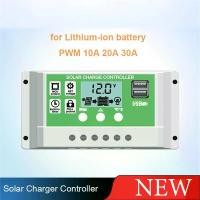 ราคา โซล่าชาร์จเจอร์ Solar Charge Controller แบตเตอรี่ 10A/20A/30A LCD Display Dual USB Solar Panel Charge (1730320914780489957)