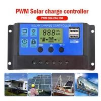 ราคา Solar charger โซล่าชาร์เจอร์ 30A 12V/24V เครื่องชาร์จแบตเตอรี่พลังงานแสงอาทิตย์ จอแสดงผล LCD Solar Panel Regulator 30A pwm เครื่องควบคุมการประจุ pwm pwm charge controler pwm sola (1729692824757897492)