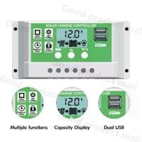 ราคา MPPT Solar Charge Controller แผงชาร์จพลังงานแสงอาทิตย์ จอแสดงผล Dual USB 10A/20A/30A(ชาจเจอร์โซล่า โซล่าชาร์จเจอร์ โซล่าชาร์เจอร์ โซล่าคอนโทรลเลอร์ ) (1729818387452495913)