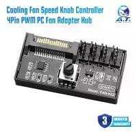 ราคา Cooling Fan Speed Knob Controller 12V 4 Pin PWM PC Chassis Fan Adapter Hub (1 to 4 Channels) (1731426640445409080)