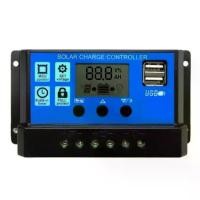 ราคา ❤พร้อมส่ง❤PWM 30A Solar Charge Controller 12V 24V LCD Display Dual USB Solar Panel Charger (1729740921660148385)