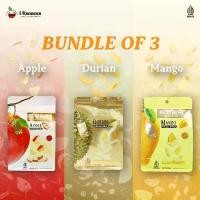 ราคา Ursnacks ทุเรียน มะม่วง แอปเปิ้ล ฟรีซดราย เคลือบโยเกิร์ต ผลไม้อบกรอบ ขนาด 32 กรัม (3 ห่อ) - ผลไม้ฟรีซดราย คลังสินค้า (1731827741617128732)
