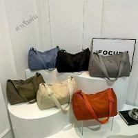 ราคา แนะนำ แนะนำ Uniqlo Round shoulder bagกระเป๋าสะพายข้าง กระเป๋าผ้าแคนวาส สําหรับผู้หญิง 6สี high quality wonderful story กระเป๋าผ้าสะพายข้างสะพายไหล่ ผ้าแคนวาสสำหรับผุ้หญิงสไตล์เกาหลีTikTok (17323316055