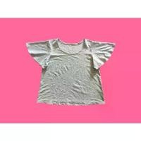 ราคา Uniqlo AIRism เสื้อยืดคอกลม แขนระบาย ไซส์ S ขายดี (1732116458871882823)