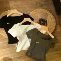 ราคา เสื้อยืดผู้หญิง สไตล์เกาหลี ฤดูร้อน คอ U แขนสั้น มาใหม่ เหมาะสำหรับนักเรียน เสื้อผู้หญิง winter bodysuit เสื้อ fb เสื้อ alstyle เสื้อ อาดิดาส สีแดง กานต์ เสื้อ baby tee เ (1731525836233802755)