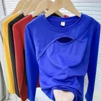 ราคา นพื้นฐานเพรียวบาง เสื้อยืดชนกลุ่มน้อยฝรั่งเศส สําหรับผู้หญิง เสื้อ แขนกุด เสื้อ ทรง ผู้ดี หรู ครอป ยีนส์ เสื้อยืด pastel เสื้อ ลินิน ลินิน แท้ uniqlo กันยูวี เสื้อ คอบั (1731190343492798274)