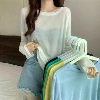 ราคา =แข็ง ทรงหลวม คอกลม แขนยาว สีพื้น อเไตล์เกาหลี เสื้อฐาน [ของแท้อย่างเป็นทางการ] uniqlo กันยูวี เสื้อ คอบัว เสื้อ กัน ลม เสื้อผ้า เม พรีมายา ผ้าฝ้าย ผ้าแพร แฟชั่น แขนยาว อิ (1731366997169637304)