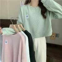ราคา เสื้อสเวตเตอร์ผ้าฝ้าย, Uniqlo, คุณภาพสูง, สไตล์อ่อนโยน, สำหรับผู้หญิง, บาง, คอกลม, ธรรมดา, แขนยาว, เสื้อสเวตเตอร์ (1729906631265454703)