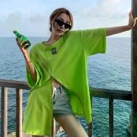 ราคา เสื้อยืดแยก สไตล์สาวฮอต สำหรับผู้หญิง ดีไซน์เฉพาะ สีพื้น แขนสั้น ทรงหลวม ความยาวปานกลาง อเนกประสงค์ Ins เสื้อซิป เสื้อ แขนกุด เสื้อ ชีฟอง แขน ยาว uniqlo premium linen เสื้อ ลูกไม้ ร้าน นิ่ม (173231911