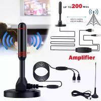 ราคา HD Digital TV Antenna Indoor Amplified DAB High Gain 200 Miles With Amplifier Booster VHF/UHF Quick Response Outdoor Aerial Set (1731347961296356914)