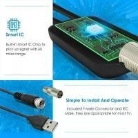 ราคา เสาอากาศดิจิตอล HD Indoor DVB-T ยุโรป, 4K, เสาอากาศทีวีฟรี, 1 ชิ้น (1731519030363784785)