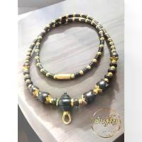 ราคา Discount สร้อยคอคล้องพระกะลา_ไม้งิ้วดำ ทองเลเซอร์ไม่ลอกไม่ดำพร้อมสปริงก้ามปูทองเลเซอร์ (1731995822809188327)