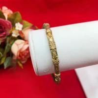 ราคา Discount กำไลงานดิบทองเหลืองตัดลาย ตะขอตัวเอ็น เส้นผ่านศูนย์กลาง 5.3 ซม.ทองเหลืองโบราณ ใส่อาบน้ำได้ พร้อมส่ง (1731791339880875610)