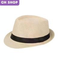 ราคา Discount CH Shopหมวกไมเคิล หมวกสีพื้นเรียบๆ หมวกทรงแข็งปีกสั้น หมวกกันแดด (1731643223787406595)