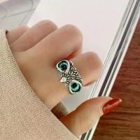 ราคา Discount แหวนแฟชั่น,แหวนผู้ชายเท่ๆแหวนนกฮูกวินเทจตาสีผู้ชายผู้หญิงราคาถูกอุปกรณ์แฟชั่นเกาหลี (1732333372373567564)