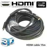 ราคา Discount สาย TV HDMI 15 เมตร สายถักรุ่น HDMI 15M CABLE 3D FULL HD 1080P (1732100154996132328)