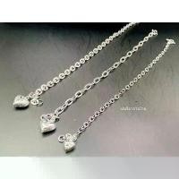 ราคา Discount สร้อยข้อมือเงินลาวแท้ลายโซ่ฝรั่งพร้อมส่ง (1731672570387268803)