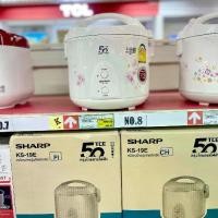ราคา [จัดส่งทันที] SHARP [KS-19E หม้อหุงข้า8 L ลิตร] วอุ่นทิพย์ ความจุ 1.คละลาย รับประกันนาน 3 ปี* หม้อหุ้งข้าว ชาร์ป KS19E KS19 (1731861652764723935)
