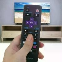 ราคา รีโมทคอนโทรลสากล T1107B สำหรับสตรีมมิ่ง กล่องเครื่องเล่น ทีวี TCL LG ONN Sharp Hisense JVC RCA Sanyo Haier (1729791209745909890)