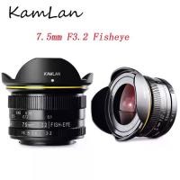 ราคา เลนส์ Fisheye, Kamlan, 7.5 มม., F3.2 APS-C, มุมกว้าง, โฟกัสแบบแมนนวล, สำหรับกล้องมิเนอรัล, Panasonic, Olympus, Macro 4/3, เมาท์ GH3 / GH4 / GH5s, ของแท้และใหม่, ยังไม่ได้เปิด (1730436407020324992)