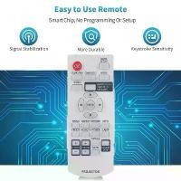 ราคา รีโมทคอนโทรลทดแทน, N2QAYA000116, สำหรับโปรเจ็กเตอร์วิดีโอ LCD ของ Panasonic, เข้ากันได้กับ PT-LB382, PT-LB332, PT-LW312, PT-LW362, PT-LB412 (1731970440110050066)