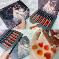 ราคา [COD] ลิปสติก Lipstick เซทลิปโทน เกาหลี สีส้มอิฐ 6สี 6 แท่ง ลิปสติก กันน้ำ ติดทนนาน ตลอดวัน (1732184782266926335)