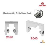 ราคา 2020 2040 Aluminum Alloy Profile Fixing Block 3D Printer Part for MGN12 Linear Guide Rail Fixed Block 3D Printer Part (1732199238263343630)