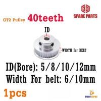 ราคา 3D Printer Part GT2 Timing Pulley 40Teeth ID 5/8/10mm for GT2 Timing Belt Width6/10mm ชิ้นส่วนเกียร์ (1732183166161947150)