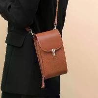 ราคา กระเป๋าโทรศัพท์มือถือทำจากหนังวัวเมล็ดจระเข้ สะพายข้างหรือไหล่เดียว ขนาดมินิพกพาได้ 8 ช่องใส่บัตรและตำแหน่งหลักฐานID ปิดซิป ใช้ได้ในสำนักงาน การเดินทาง เป็นของขวัญวันเกิด วาเลนไทน์ วันครู หรือครบรอบ (