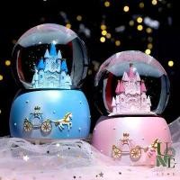 ราคา UoneHome พร้อมส่ง H027 ของขวัญวันเกิด/วาเลนไทน์ กล่องดนตรีลูกแก้วปราสาท ลูกบอลคริสตัล ตกแต่งบ้าน รับห่อของขวัญ+การ์ด (1729671549137881225)