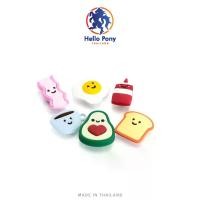 ราคา Hello Pony ตัวการ์ตูนติดกระเป๋า แฟชั่น Set อาหารเช้า วาเลนไทน์ คริสต์มาส ของตกแต่งกระเป๋า Hello Pony อุปกรณ์ตกแต่งกระเป๋า DIY ลายการ์ตูนน่ารัก สำหรับติดกระเป๋า ถอดออกได้ (Set 6ชิ้น) (17310900178804759