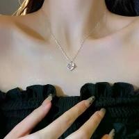 ราคา สร้อยคอเหล็กไททาเนียม, หรูหราราคาไม่แพง, การออกแบบที่หรูหรา, โอปอลสีชมพูน่ารัก, จี้โบว์, โซ่กระดูกไหปลาร้า, การออกแบบขั้นสูง, เหมาะสำหรับผู้หญิง ช่อ ดอกไม้ วาเลนไทน์ ลาย สี่ เส (1731202468496443160)