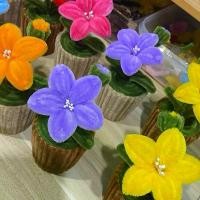 ราคา กระถางดอกลิลลี่ handmade ลวดกำมะหยี่ ปัจฉิม ของขวัญวันเกิด ปีใหม่ วาเลนไทน์ (1732147579610368420)